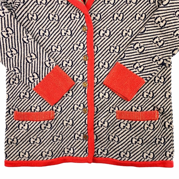 GUCCI *Like New* Wool Logo Jacket - Picture 2 of 14